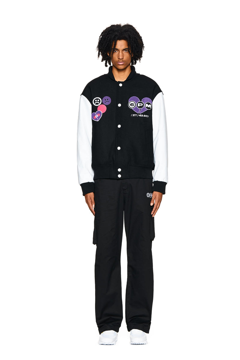 COLLEGE JACKET BLACK