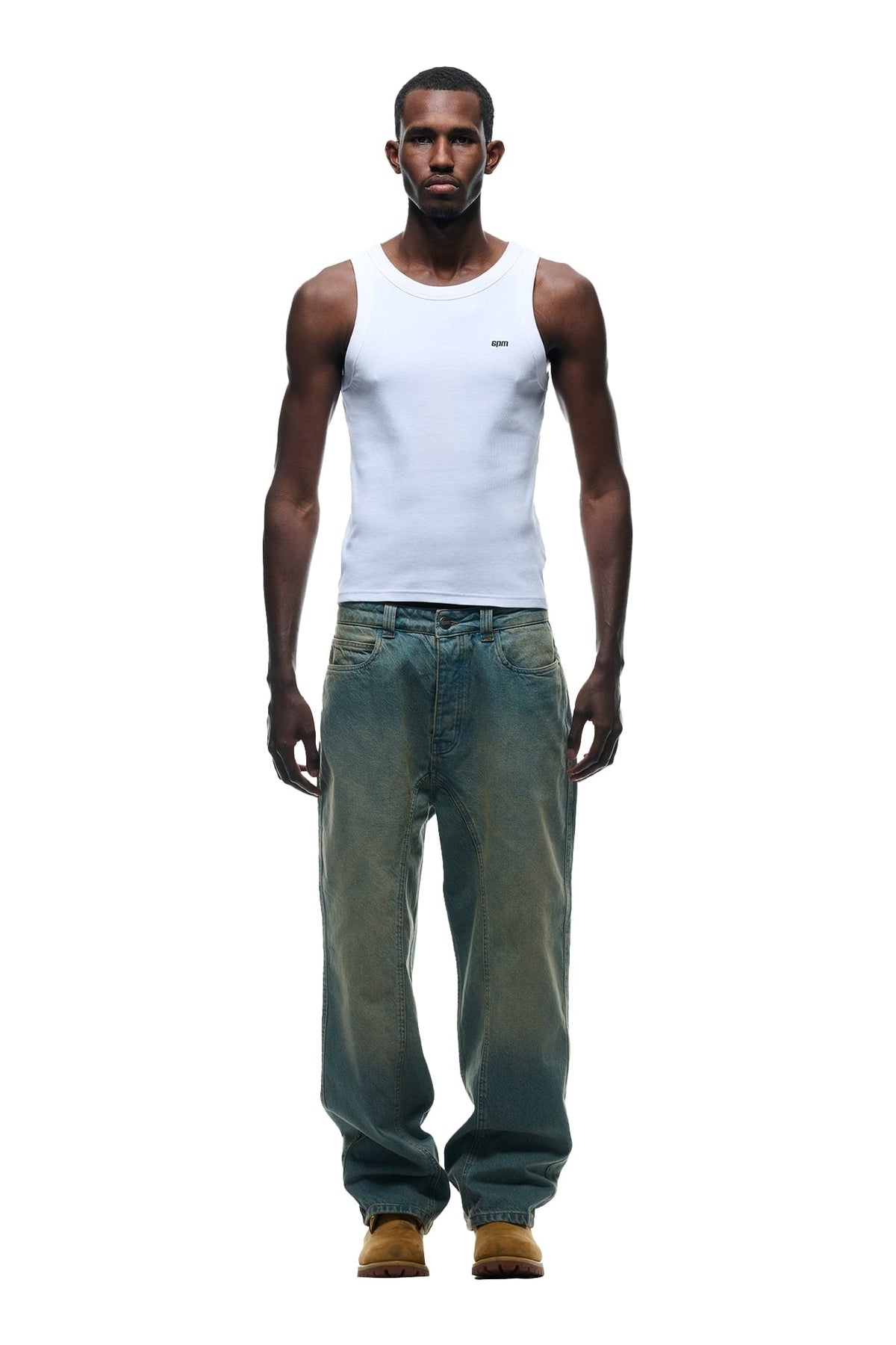 CENTER SEAM DENIM LIGHT WASH