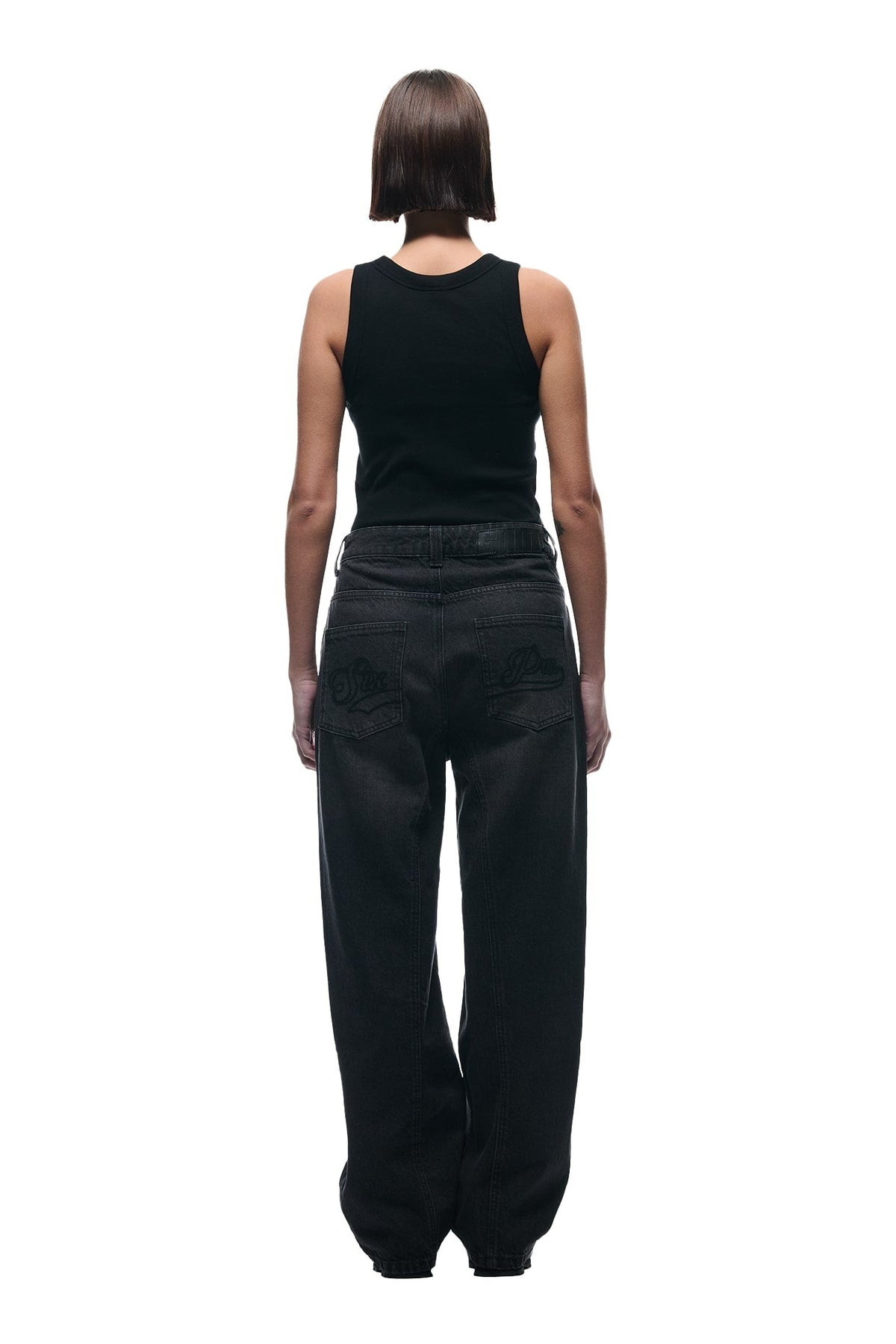 CENTER SEAM DENIM PURPLE OVERDYE