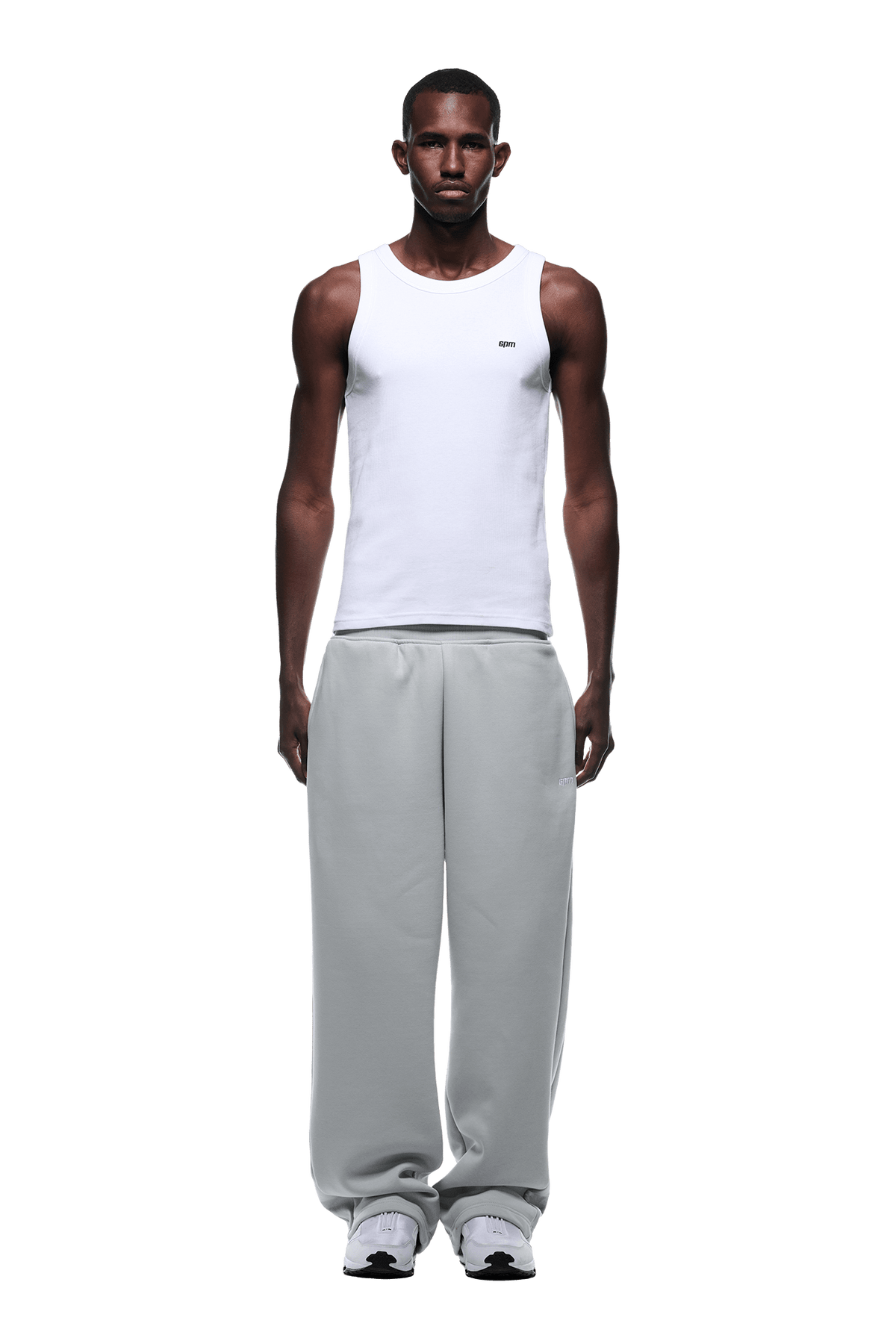 OPEN LEG JOGGER SMOKE GREY