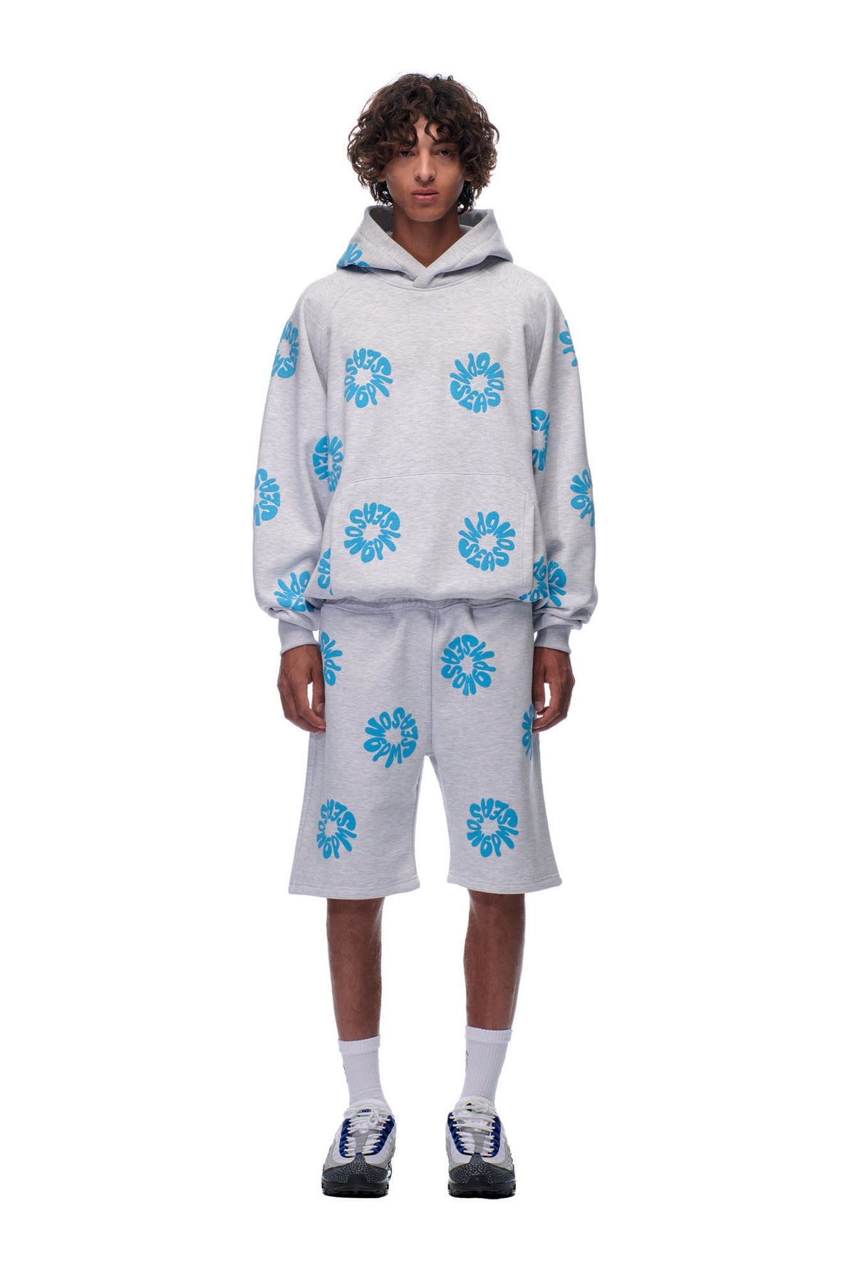 FLOWER HOODIE GREY