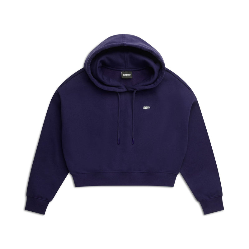 WMNS CROPPED HOODIE ORBIT BLUE